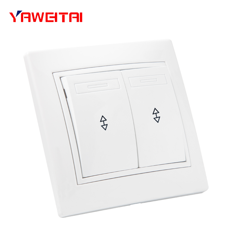European Switch 2 gang 2 way Wall Switch Mounted type wall switch