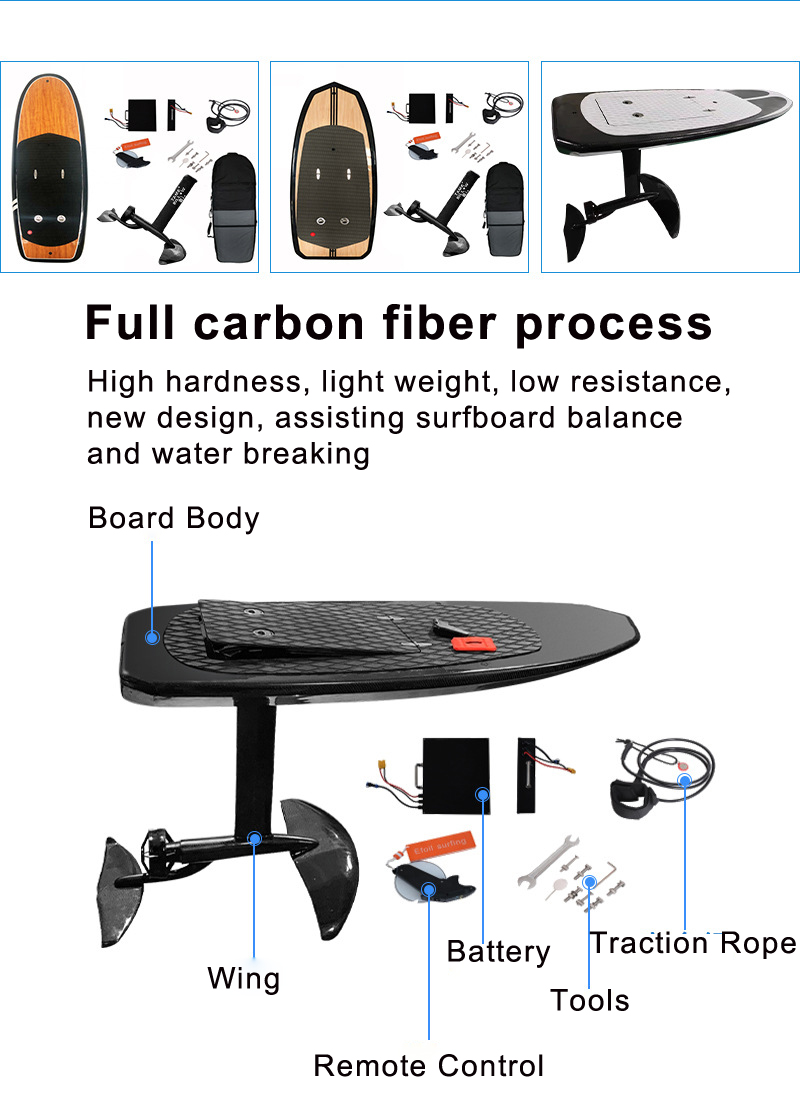 Changzhou KuoRui eFoil Electric Hydrofoil Surfboard For WaterSports Touring Lovers