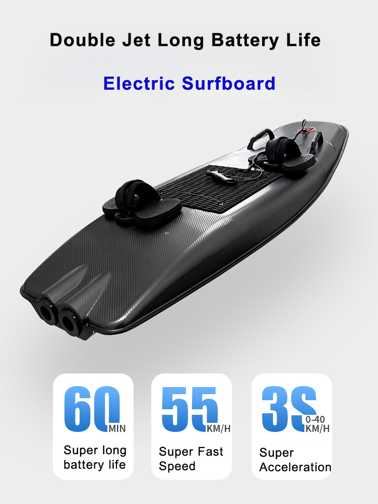 KuoRui HighSpeed 55KMH Electric Jet Surfboard For WaterSports Touring Rental