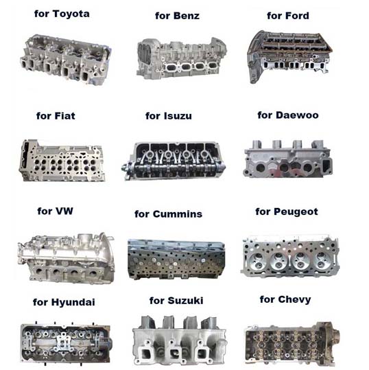 Cylinder Head for Mazda SL 3500cc Diesel Engine