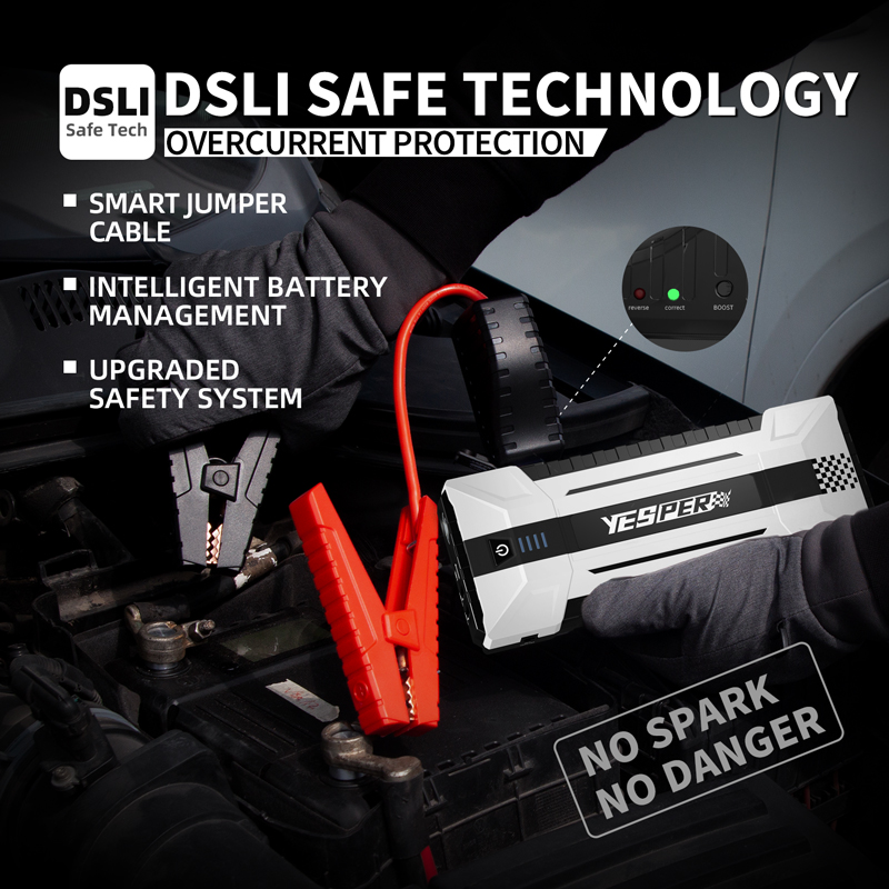 12V high power Car Jump Starter Portable Battery Booster
