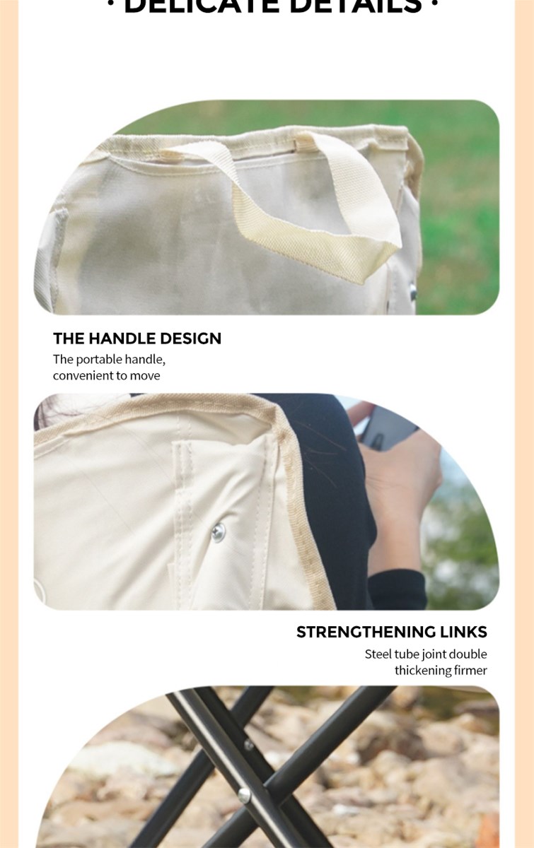 Outdoor folding beach chair White support email communication
