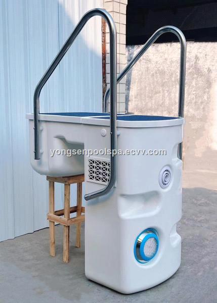 Adult pool filtration system acrylic wall hung integrated swimming pool filter