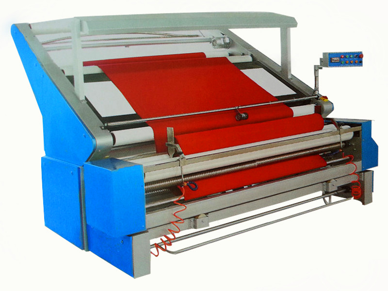 Tensionless Inspection machine for knit fabrics