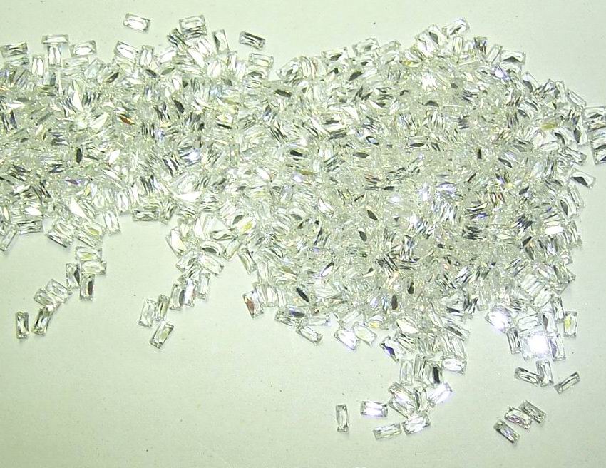 Produce Supply Cubic Zirconia CZ Rectangle