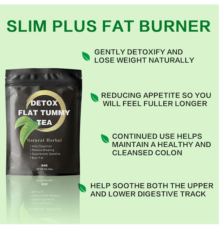 Custom Fast Weight Loss Belly Burning Fat Skinny Tetox Diet Flat Tummy Wholesale Detox Slim Tea with moringa