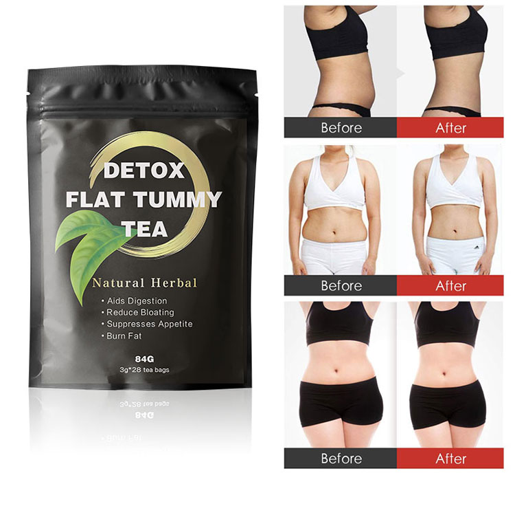 Custom Fast Weight Loss Belly Burning Fat Skinny Tetox Diet Flat Tummy Wholesale Detox Slim Tea with moringa