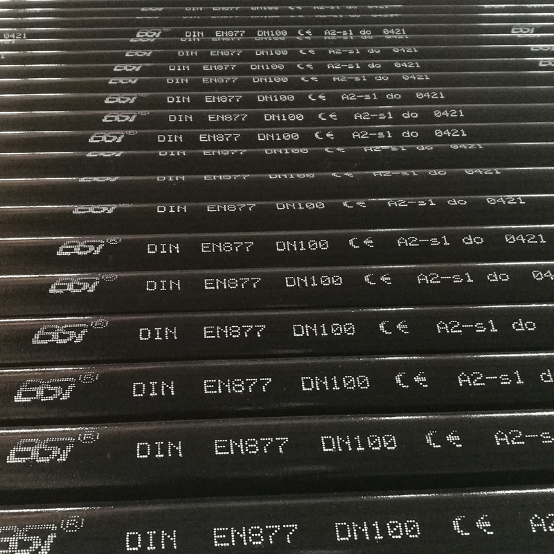 DIN EN877 CAST IRON DRAINAGE PIPES