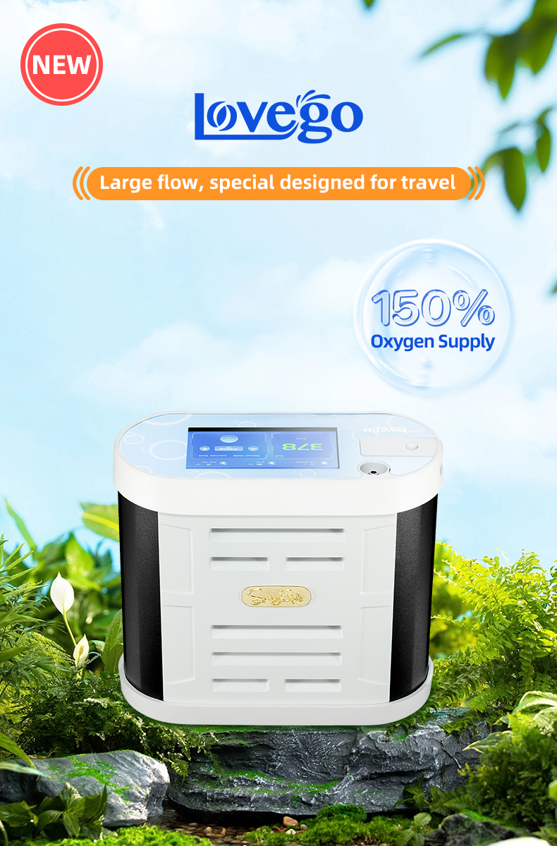 7 Days free trialGreat Powerful Small Portable Oxygen Concentrator SG02LFor 15LPM Oxygen TherapyCOPDLung diseases