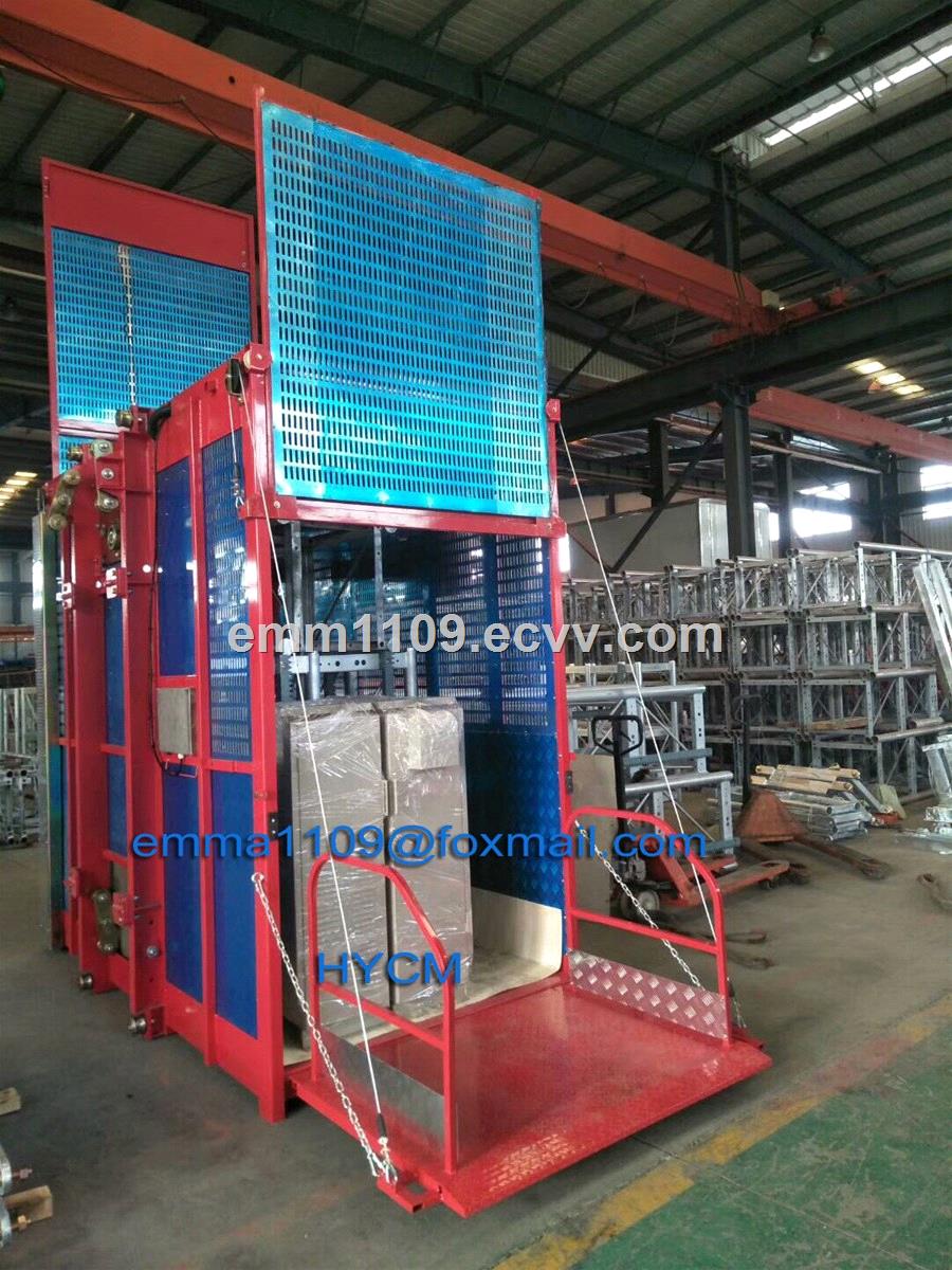 2t SC100100 Construction Elevator Outside Buildings Mast Section Climbing Type