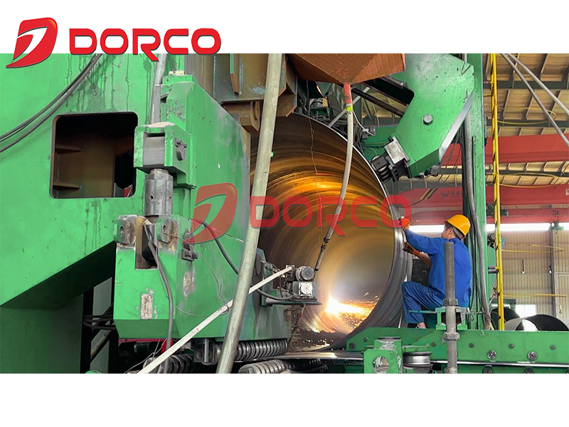 Front Swing Type Spiral Welded Pipe Unit for Manufacturing Spiral Seam Welded Pipe