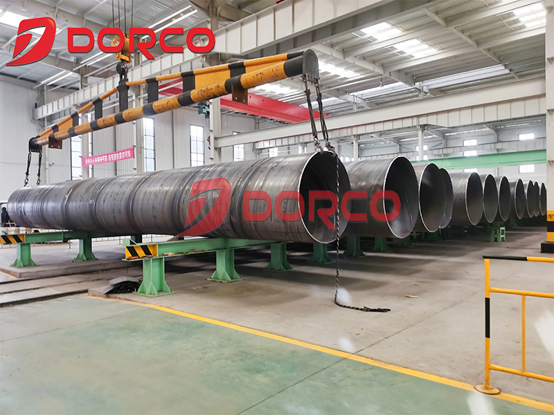 Front Swing Type Spiral Welded Pipe Unit for Manufacturing Spiral Seam Welded Pipe