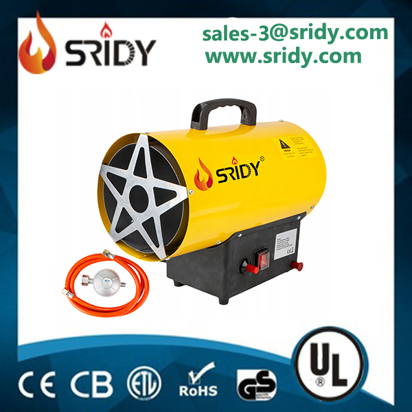 Sridy Industrial Fan Gas Heater Electric Workshop Space PropaneLPG Power heater