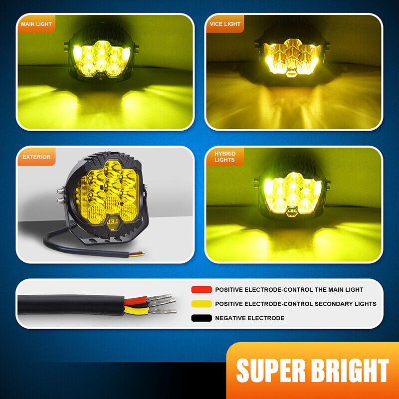 Sunlitec LED Driving LightsSide Shooter