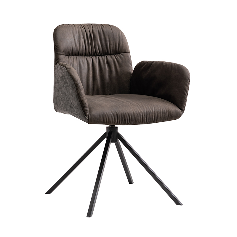 Dining Chair Oscar D20007A Shapely piece of furniture in a trendy loft look