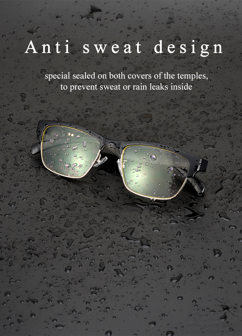 smart Bluetooth glasses listening music and phone calls anti blue light lenses sunglasses night vision lenses