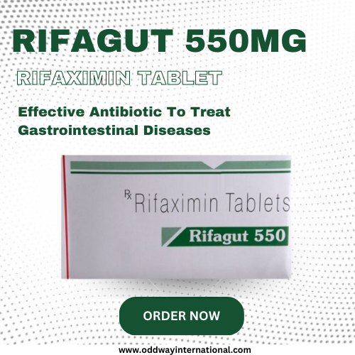 Rifagut Rifaximin 550mg Tablet