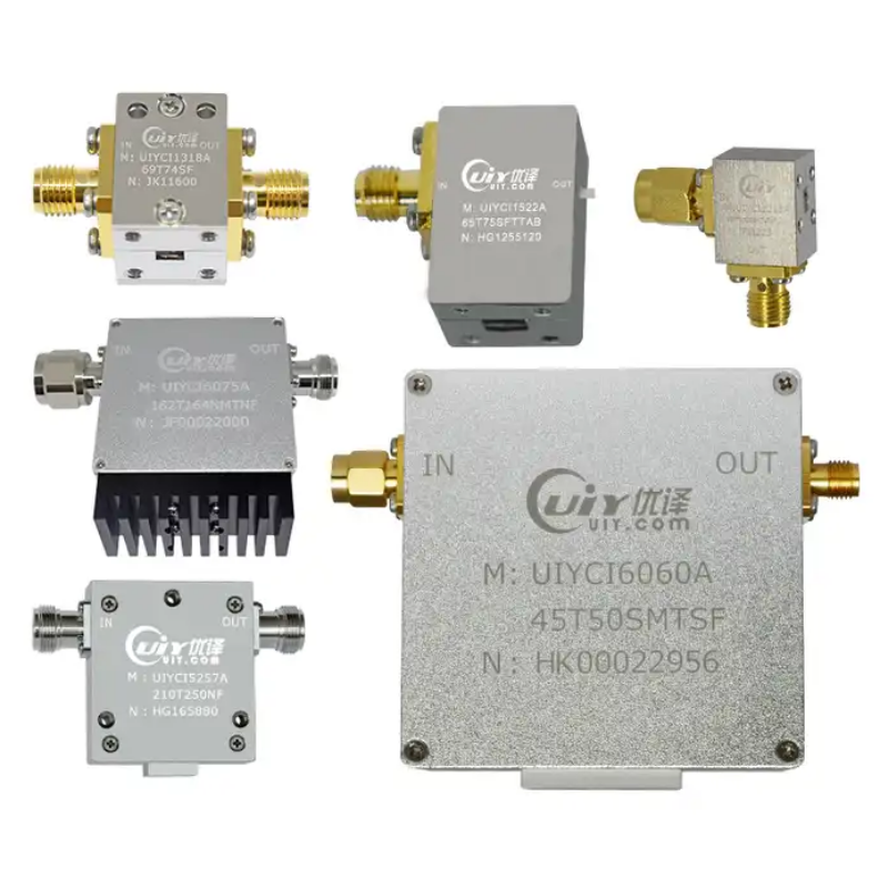 UIY 5g RF Low Insertion Loss Coaxial Isolator Frequency 10 MHz 50 GHz