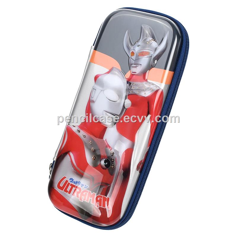 factory custom EVA zipper OEM compact large capacity classroom compartments pencil boxes for classroom
