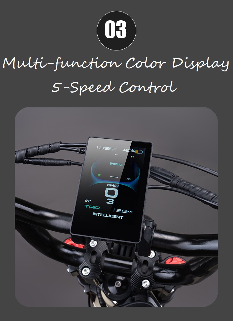 Good Selling 48V750W motor 7 speed electric bicycle with Disc Brake