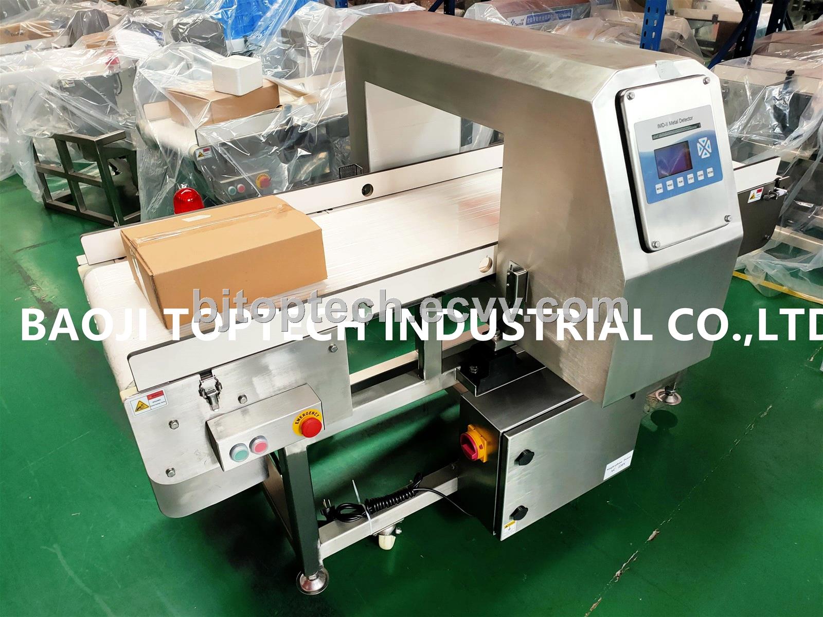 High Sensitivity Industrial Metal Detector for Food Seafood Meat Vegetable Fruit Inspection
