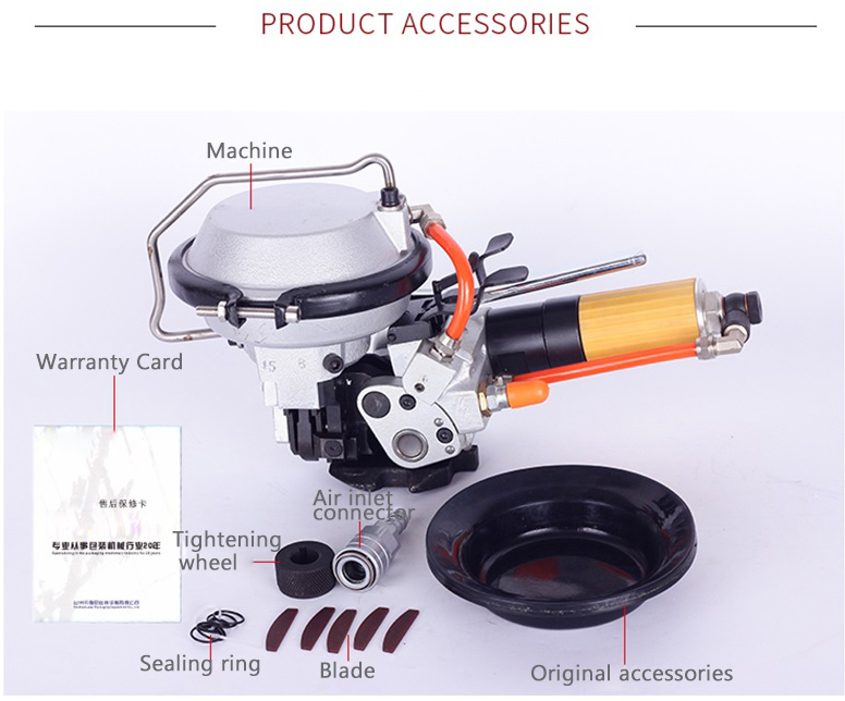 Pneumatic Combination Steel Strapping Machine Packing Tool Banding Machine