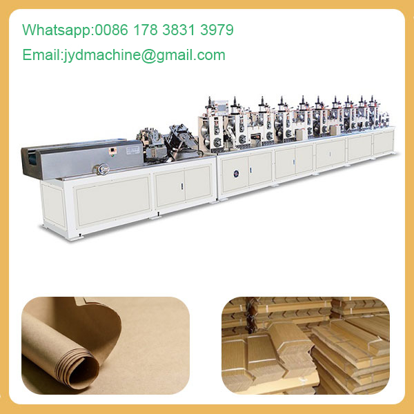 High Speed Brown Paper Edge Protector Machine For Packaging