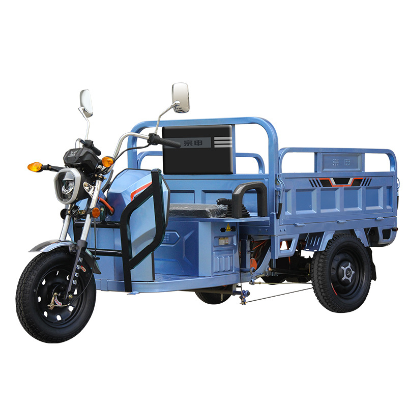 Cargo and passenger motor tricycle highpower engine electric tricycle for freight