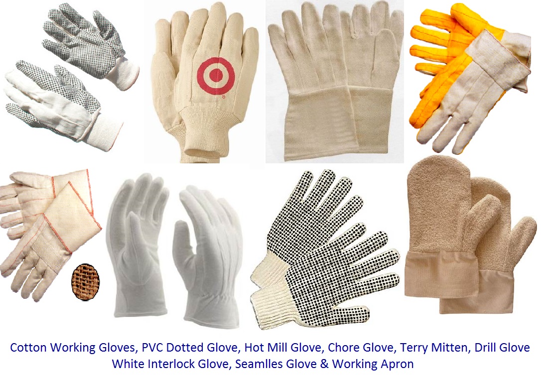 Cotton Interlock Glove White Glove Inspection Cotton Glove