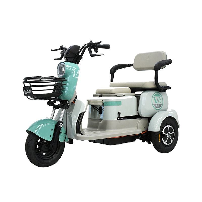 2023 Good Look Electric Tricycle Passenger Tricycle for Older Use