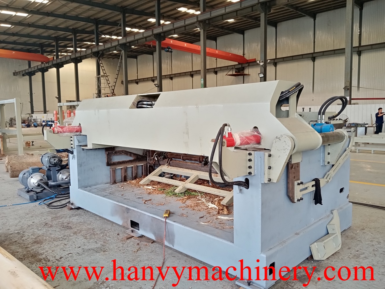 Hanvy Factory log debarker for plywood making machines