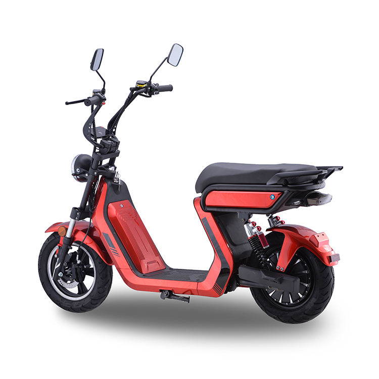 Electric Scooter 2000W 65kmh Long Range Dual Lithium Batteries Delivery Motorcycle