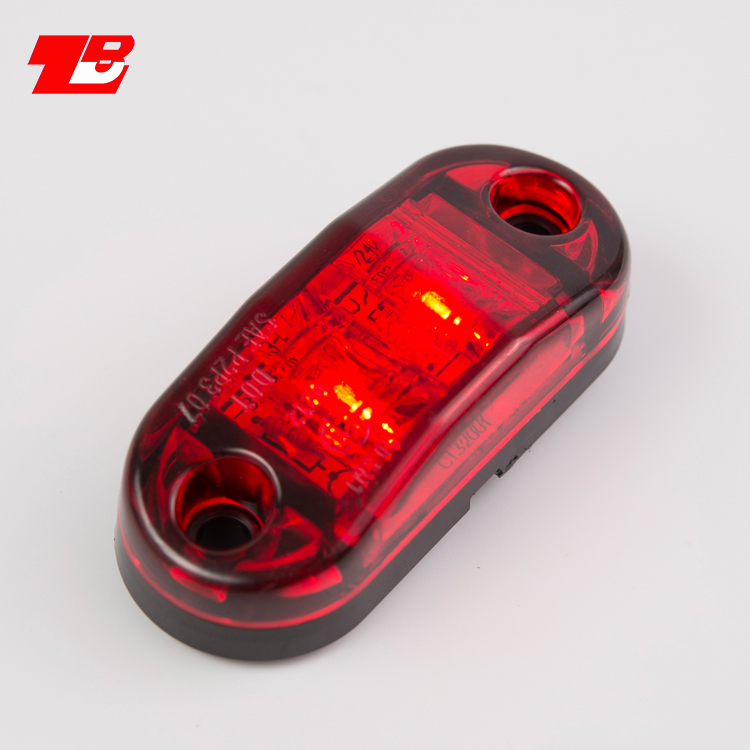 Emark Certified 25 Oval LED Side Marker and Clearance Lamp for Truck Trailer Lorry Van