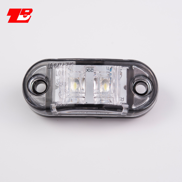Emark Certified 25 Oval LED Side Marker and Clearance Lamp for Truck Trailer Lorry Van