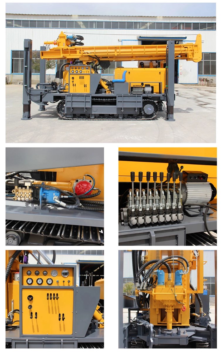 150800m Hydraulic Crawler Water Well Drilling Rigs and borehoel drilling Machine