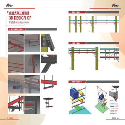 Seismic Brace Channel BracketPipe Supports and Hange U Strut Channel Pregalvanized Steel channels