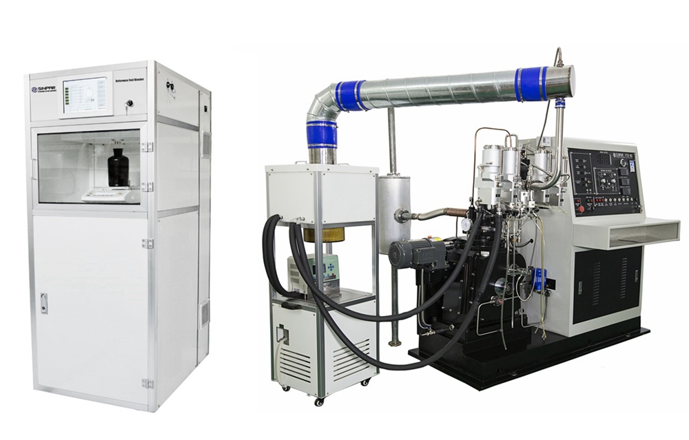 Automated reference fuel blending system unit for cfr octane cetane test engines