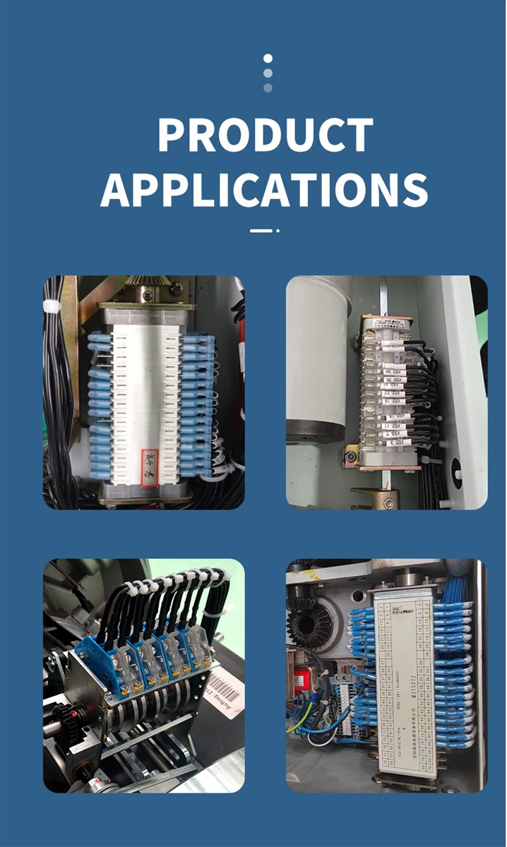 LXC Micro Switch for Traction Systems Selfcleaning Contact Silverplated Connector Support Customization