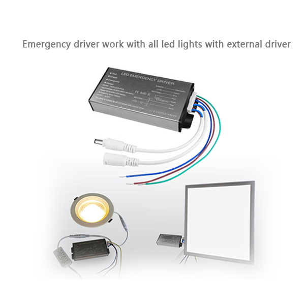 Emergency driver for LED lights