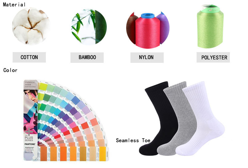 Custom Design Cotton Fashion Happy Mens Crew Socks OEM