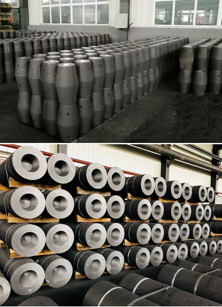 Ultra high power graphite electrodes for electric arc furnaces