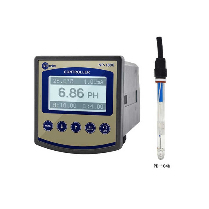 Industrial online ph Controller NP1806 Water online PH controller with digital PH sensor for water quality testing