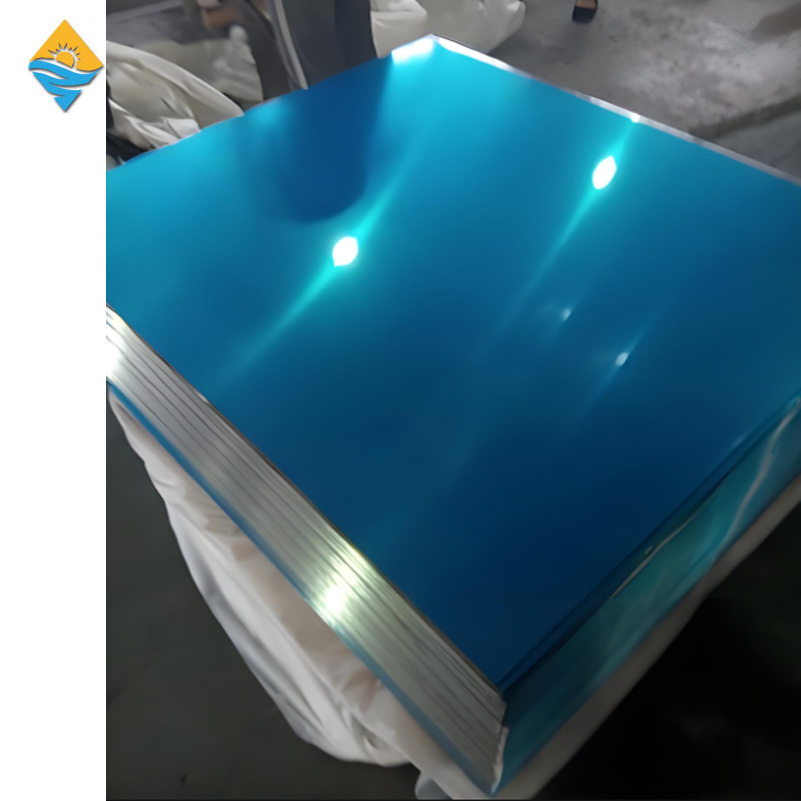 Mill Finish Aluminum Sheet Jacketing with Blue PVC Film