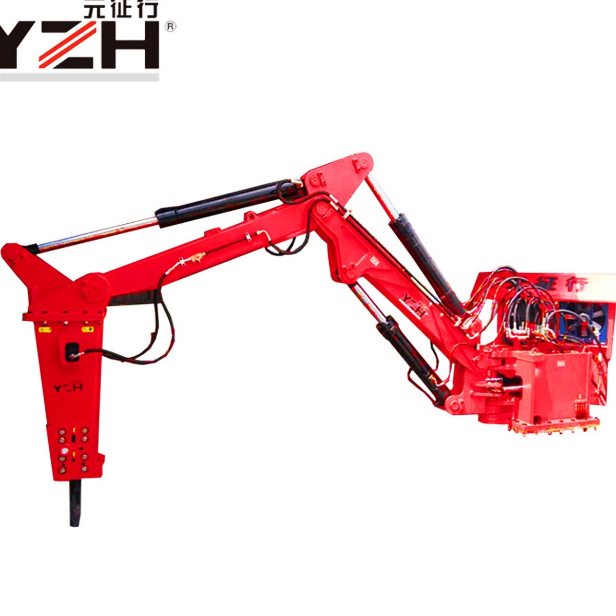 China YZH Rockbreaker Boom System