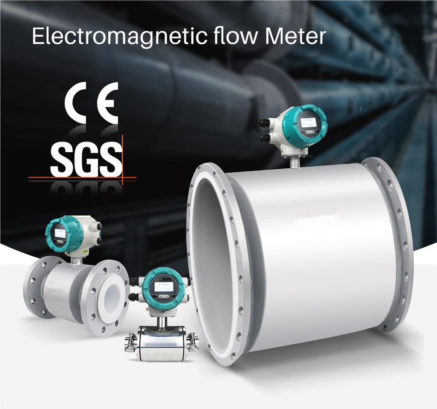 Digital Electromagnetic Flow Meter with LCD High Accuracy Water Flow Measurement Controller