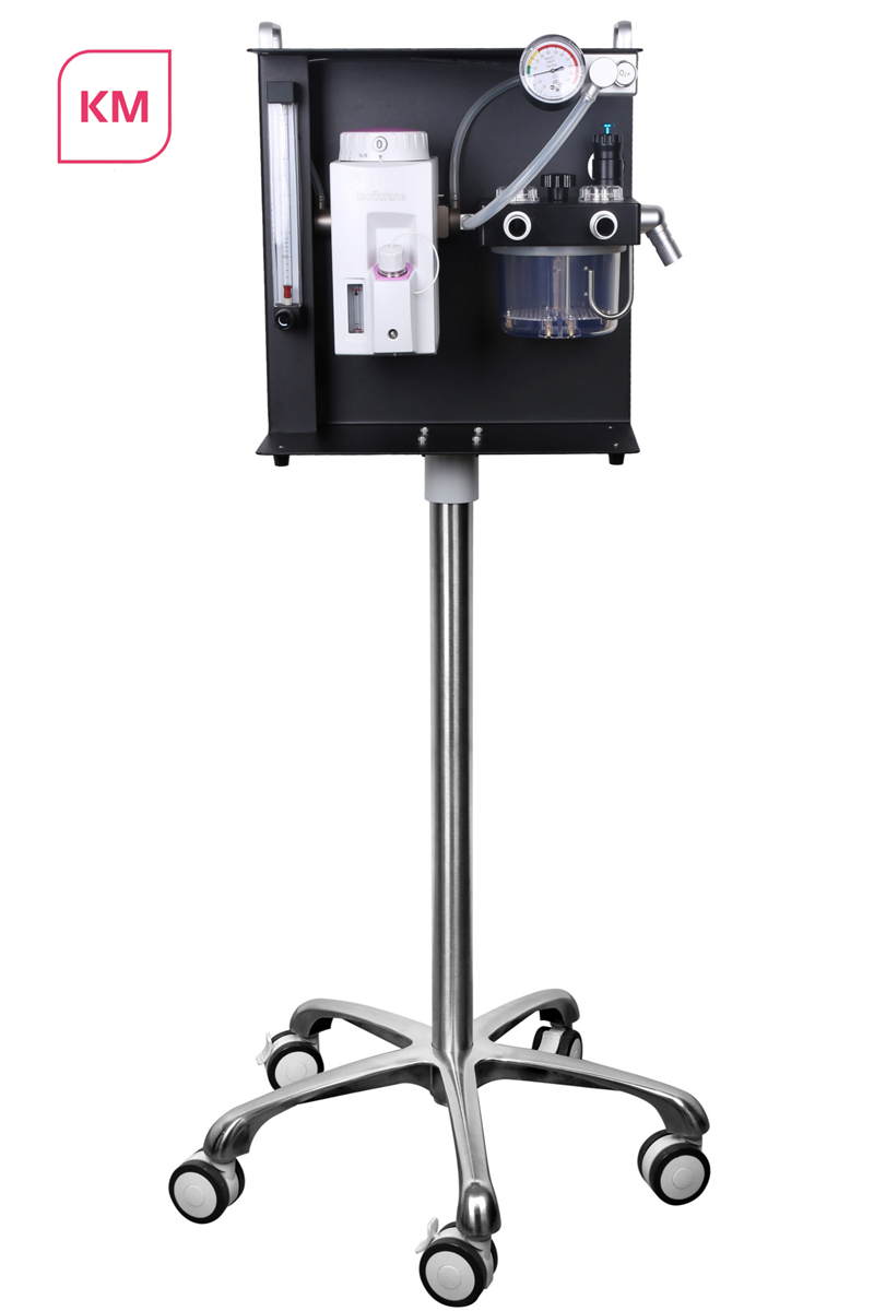 Veterinary Surgicala Anesthesia Machine with Vet Anesthesia Vaporizer and CO2 Absorber and Flowmeter