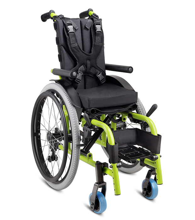 Aluminium frame pediatric wheelchair