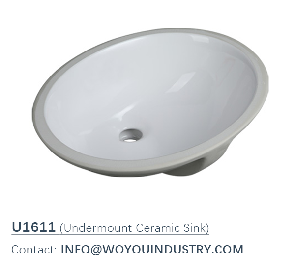 16X13 Oval Undermount Ceramic Sinks