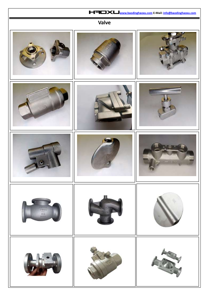 OEM customized stainless steel valve body