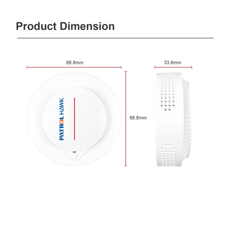 Gas Leakage Detector for Home Fire Alarm Lpg Gas Leak Sensor with Solenoid Valve and Manipulator